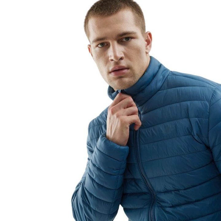 Vyriška pūkinė striukė 4F M239, mėlyna