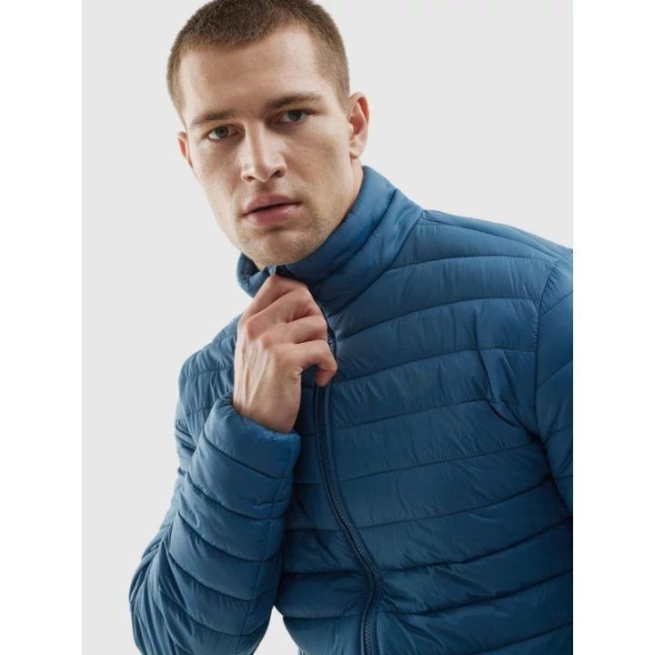 Vyriška pūkinė striukė 4F M239, mėlyna