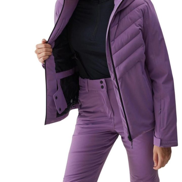 Moteriška slidinėjimo striukė 4F F122, tamsiai violetinė