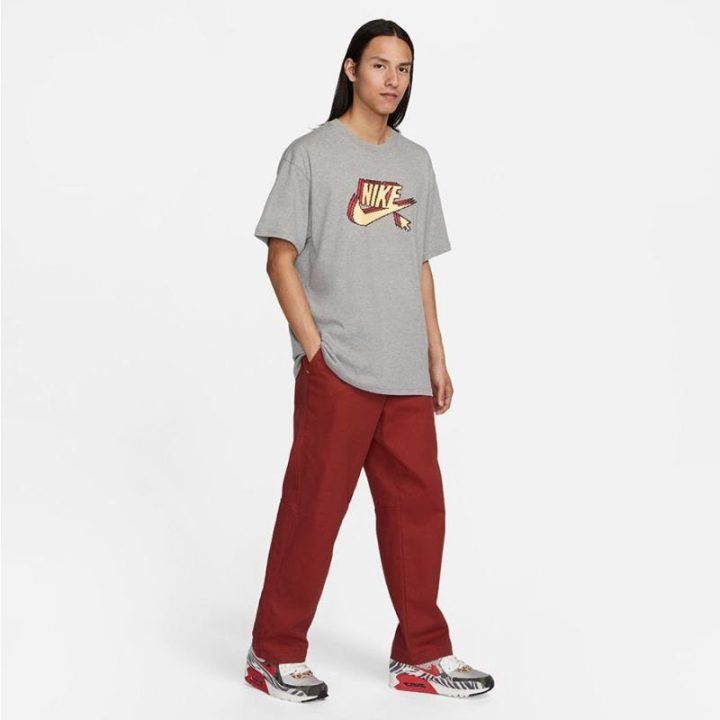 Vyriški tiesaus kirpimo marškinėliai Nike Sportswear, pilki