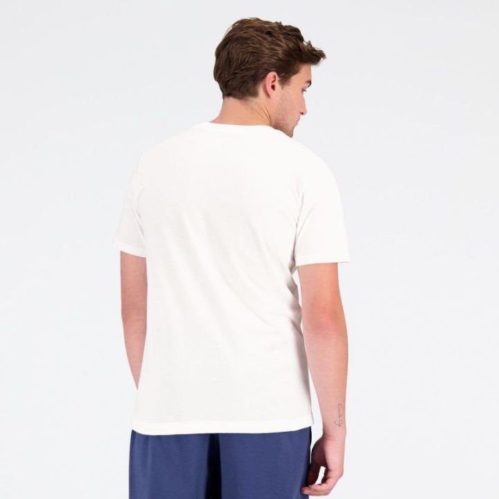 Vyriški marškinėliai New Balance Sport Core Cotton Jersey, balti