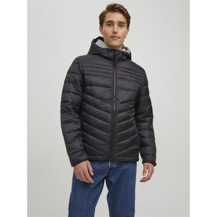 Vyriška dygsniuota striukė su gobtuvu Jack & Jones Jjehero