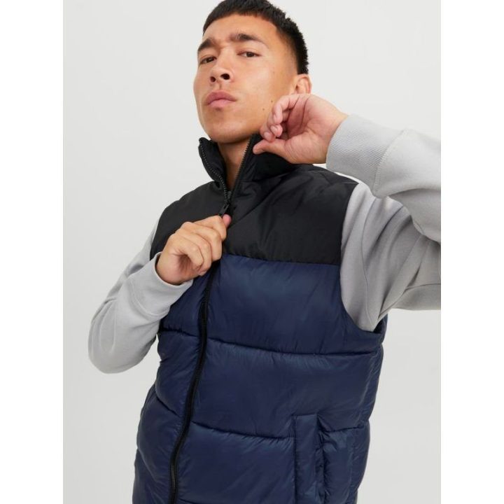 Vyriška pašiltinta liemenė su stačia apykakle Jack & Jones