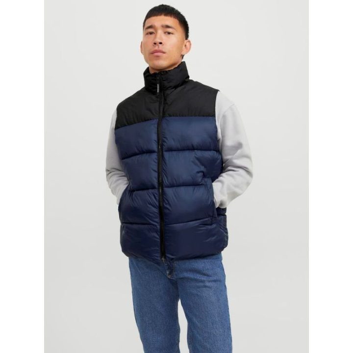 Vyriška pašiltinta liemenė su stačia apykakle Jack & Jones