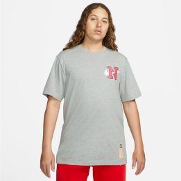 Vyriški laisvo kirpimo marškinėliai Nike Sportswear, pilki
