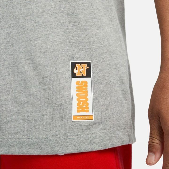 Vyriški laisvo kirpimo marškinėliai Nike Sportswear, pilki