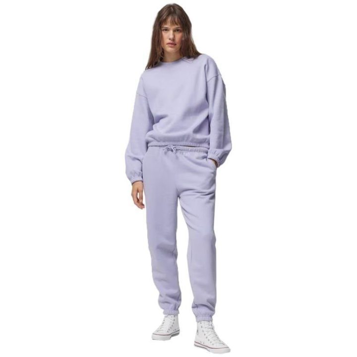 Moteriškas medvilninis džemperis Outhorn, šviesiai violetinis