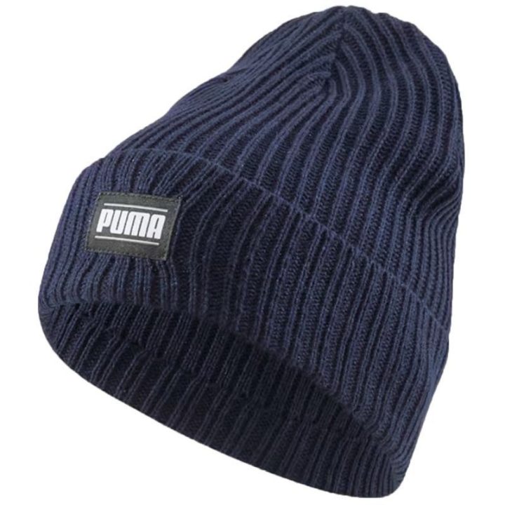 Megzta kepurė Puma Ribbed Classic Cuff, juoda