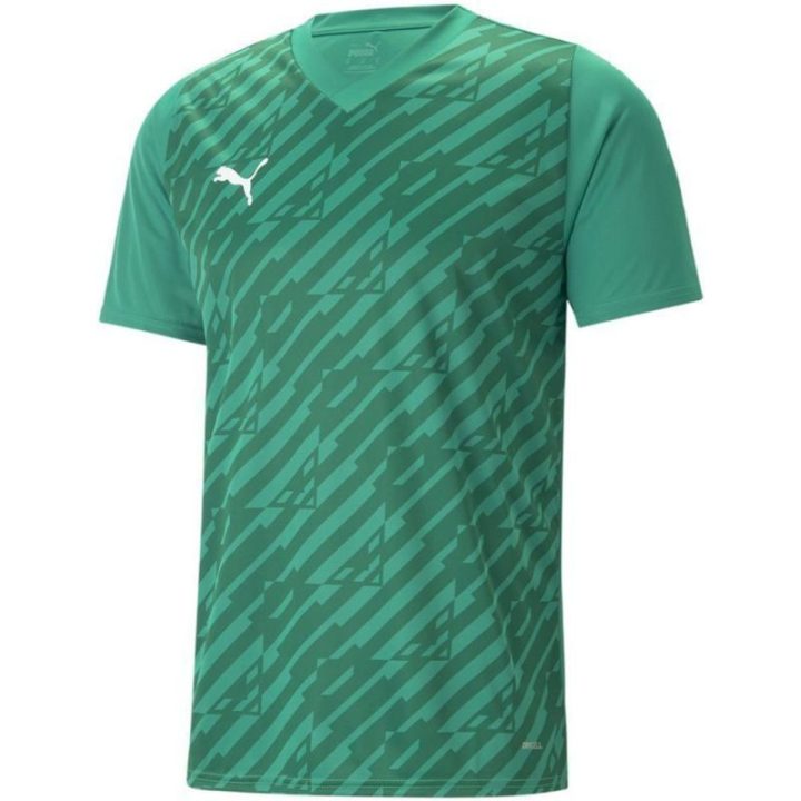 Vyriški prigludusio kirpimo marškinėliai Puma teamUltimate, žali