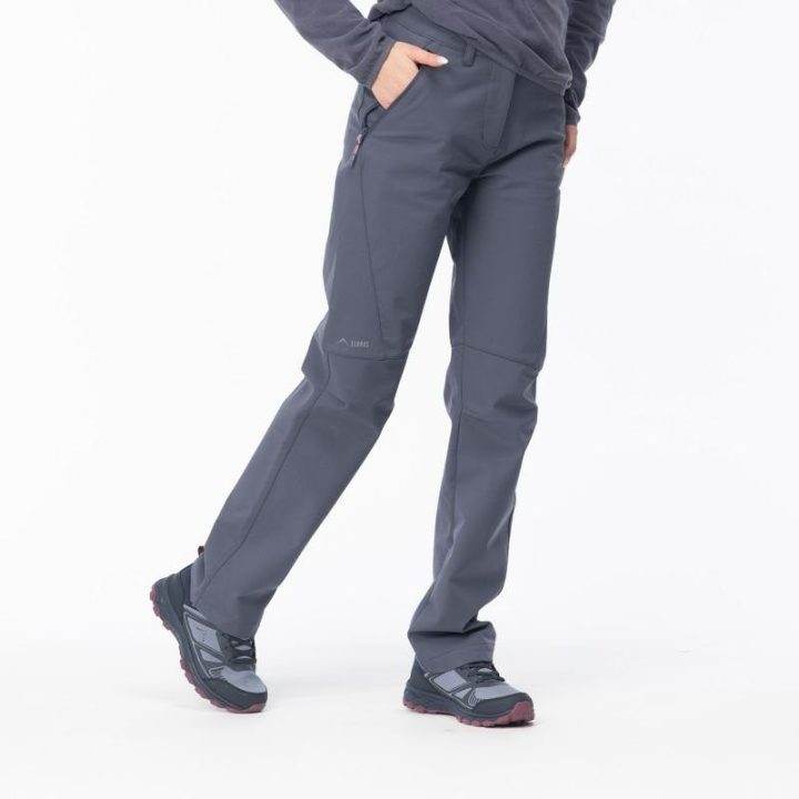 Moteriškos softshell kelnės Elbrus Magnus, pilkos