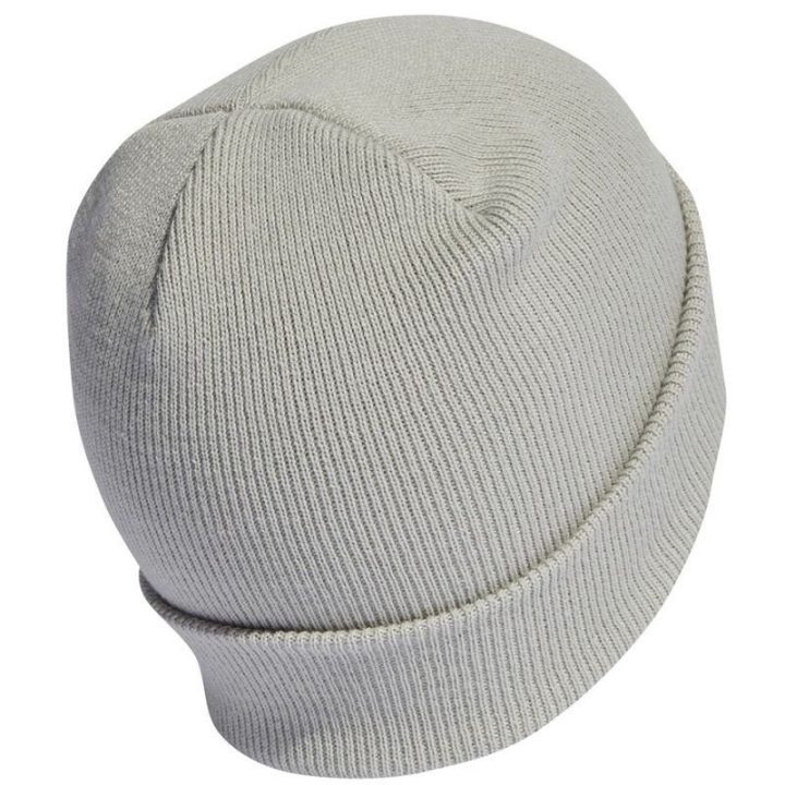 Megzta kepurė su atlenkiamu kraštu adidas Logo, žalia