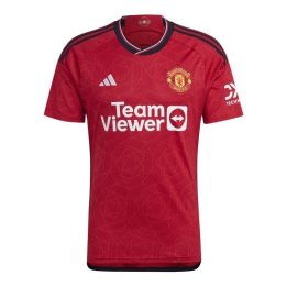 Vyriški marškinėliai adidas Manchester United Home, raudoni