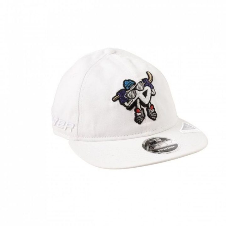 Vaikiška kepurė su snapeliu Bauer NE Retro 9Fifty, balta