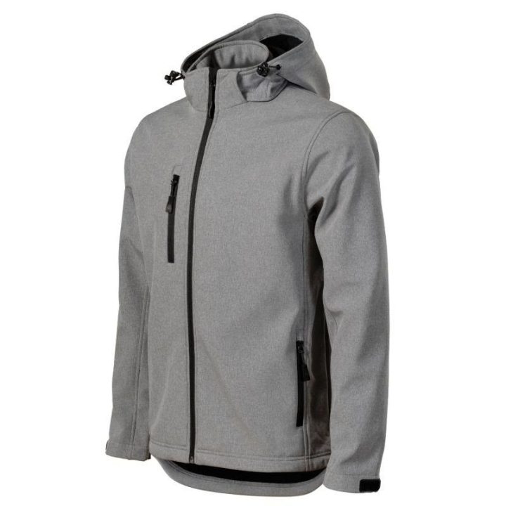 Vyriška turistinė softshell striukė Malfini Performance, tamsiai pilka