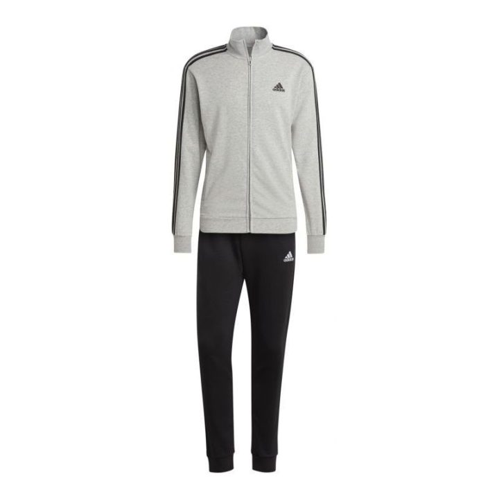 Vyriškas sportinis kostiumas adidas 3-Stripes, pilkas