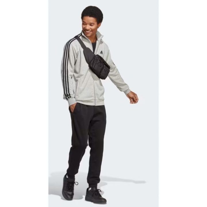 Vyriškas sportinis kostiumas adidas 3-Stripes, pilkas