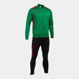 Vyriškas sportinis kostiumas Joma, juodas, žalias ir raudonas