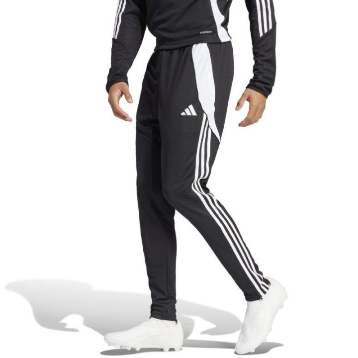 Vyriškos sportinės kelnės adidas Tiro 24 Training, juodos ir baltos
