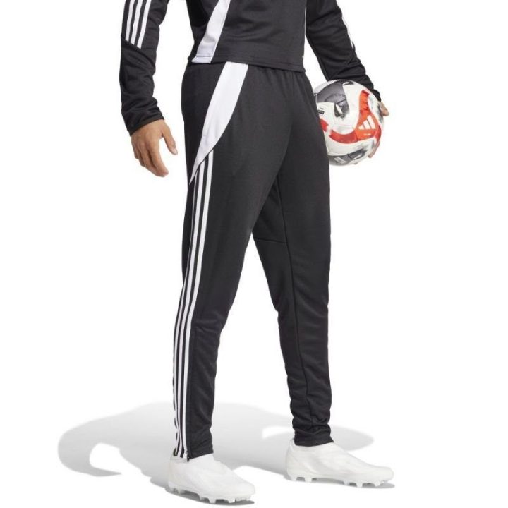 Vyriškos sportinės kelnės adidas Tiro 24 Training, juodos ir baltos