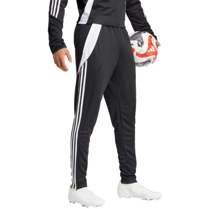 Vyriškos sportinės kelnės adidas Tiro 24 Training, juodos ir baltos