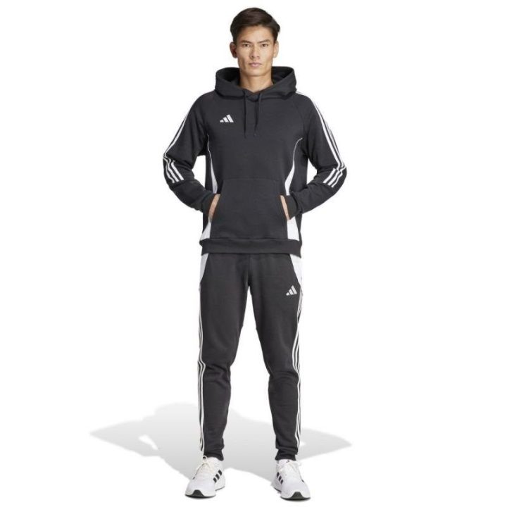 Vyriškos sportinės kelnės adidas Tiro 24 Training, juodos ir baltos