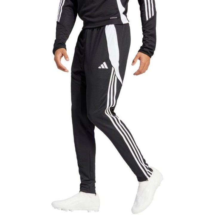 Vyriškos sportinės kelnės adidas Tiro 24 Training, juodos ir baltos