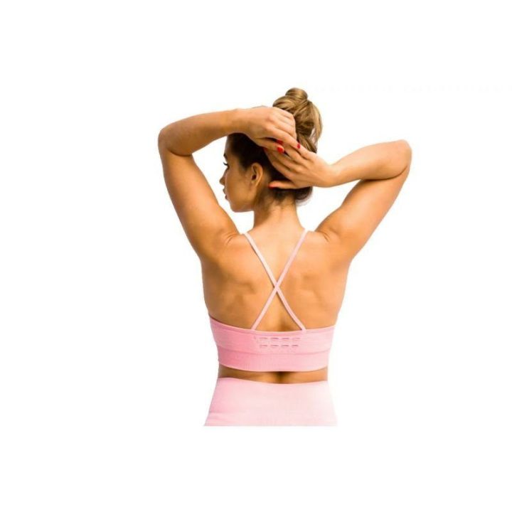 Sportinė liemenėlė GymHero California Cute Bra, rožinė