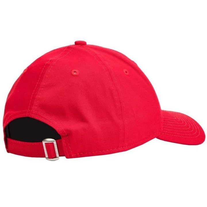 Kepurė su snapeliu New Era 9FORTY Manchester United FC, raudona