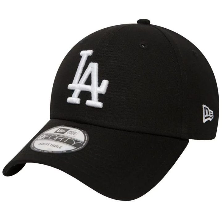 Kepurė su snapeliu New Era 9FORTY Los Angeles Dodgers, juoda