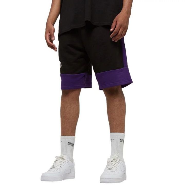 Vyriški šortai New Era NBA Colour Block Lakers, juodi