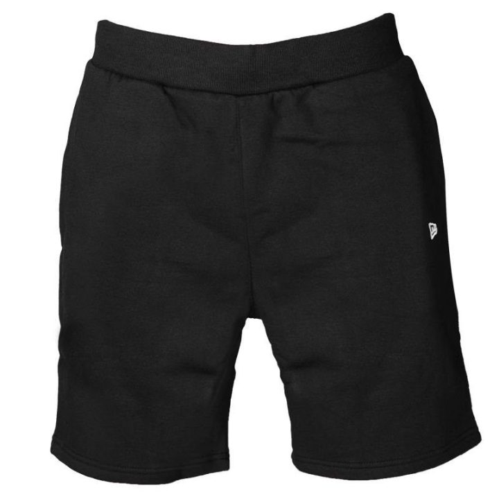 Vyriški laisvo kirpimo šortai New Era Essentials, juodi