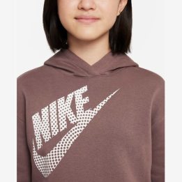 Džemperis mergaitėms su gobtuvu Nike NSW OS PO, violetinis