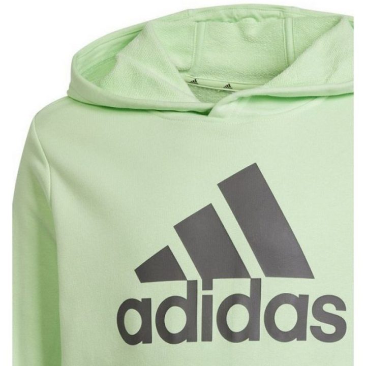 Vaikiškas džemperis su gobtuvu adidas Big Logo, mėtų