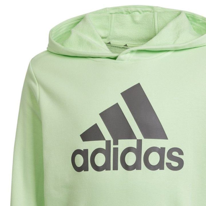 Vaikiškas džemperis su gobtuvu adidas Big Logo, mėtų