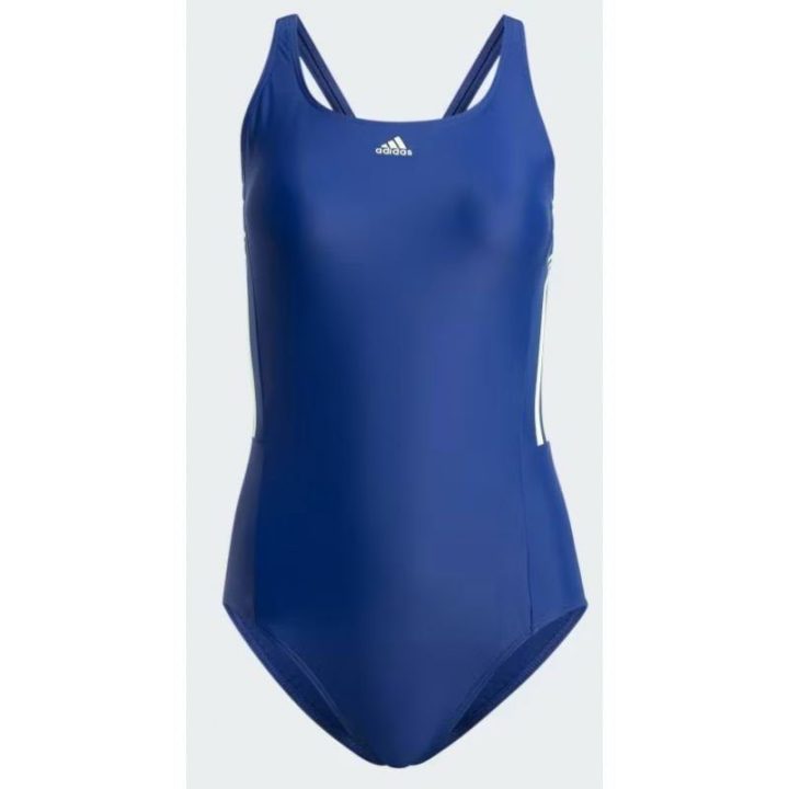 Maudymosi kostiumėlis adidas 3 Stripes MID Suit, mėlynas