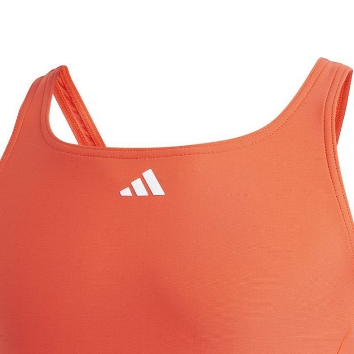 Vaikiškas maudymosi kostiumėlis adidas Cut 3 Stripes Suit, oranžinis
