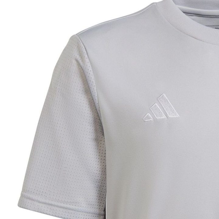 Vaikiški marškinėliai rungtynėms adidas Tabela 23, pilki