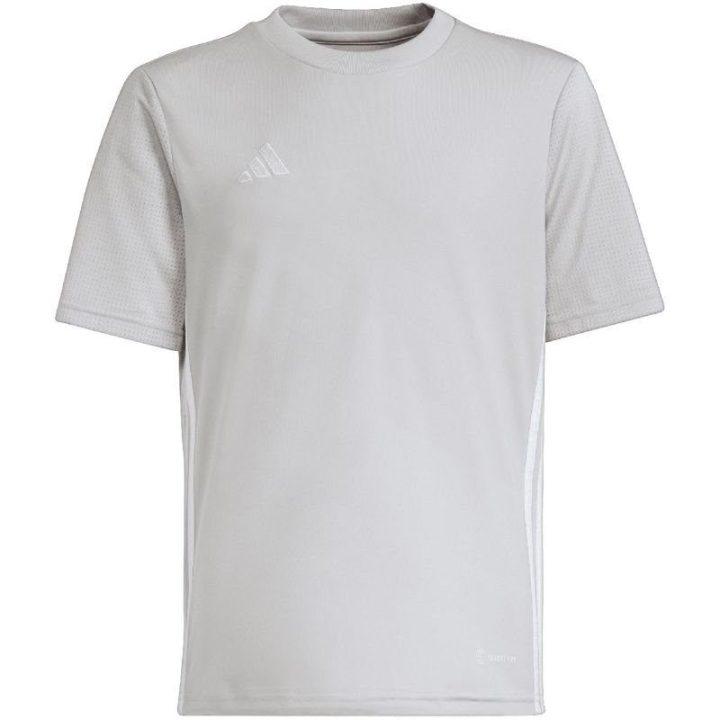 Vaikiški marškinėliai rungtynėms adidas Tabela 23, pilki