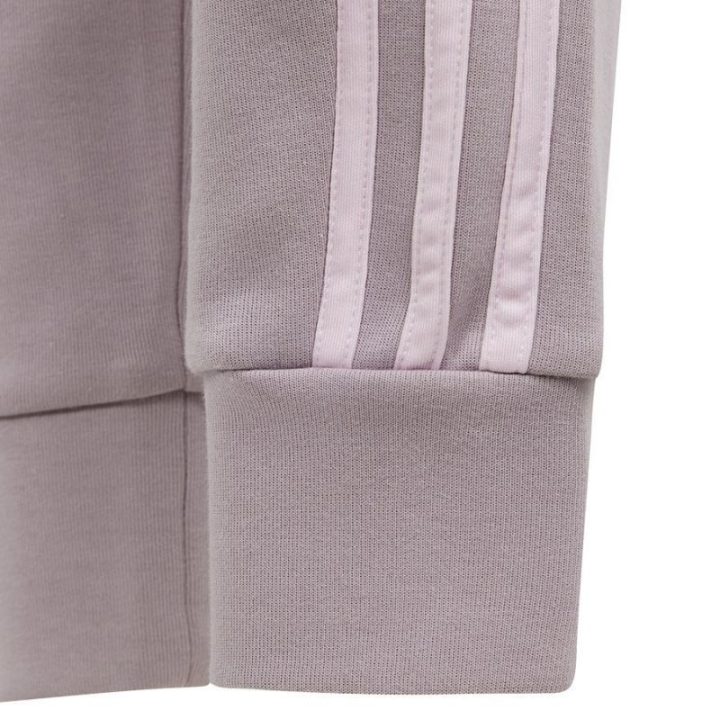 Sportinės kelnės mergaitėms adidas 3 Stripes FI, alyvinės