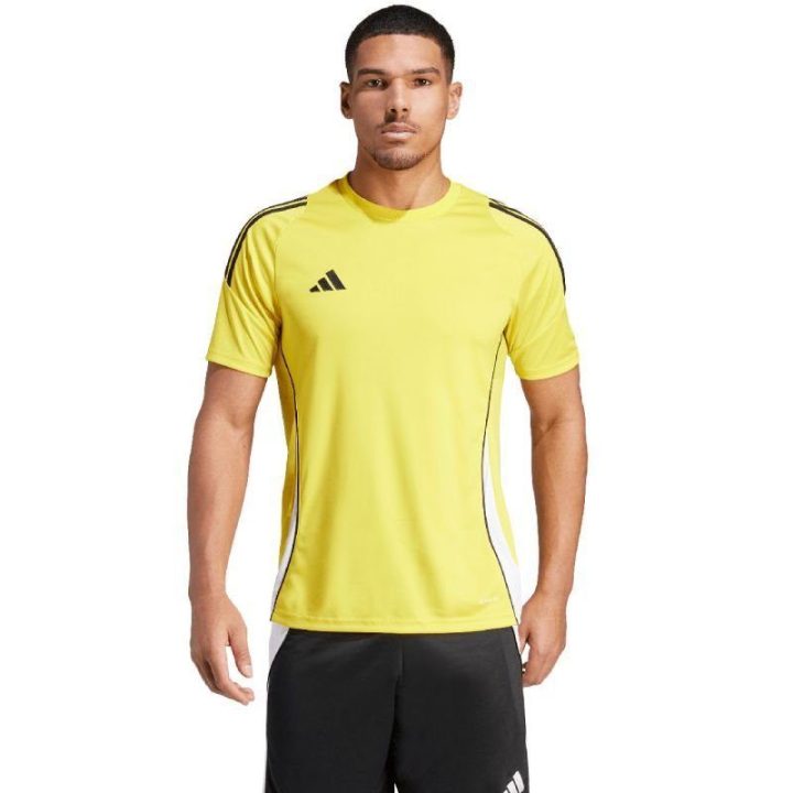 Vyriški prigludę marškinėliai adidas Tiro 24, geltoni