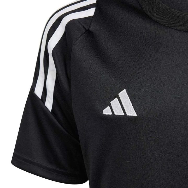 Vaikiški marškinėliai adidas Tiro 24 Jersey, juodi ir balti