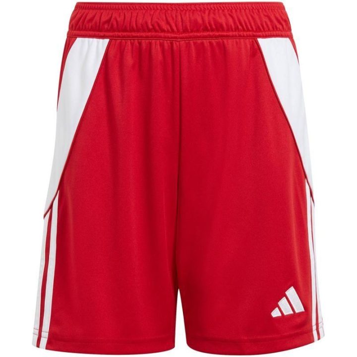 Vaikiški futbolo šortai adidas Tiro 24, raudoni ir balti