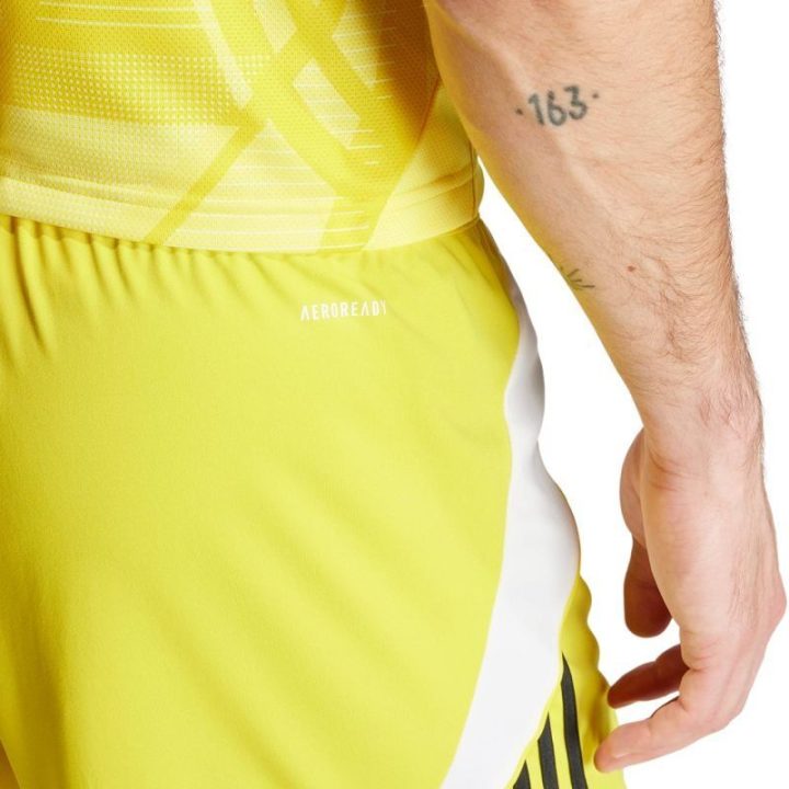 Vyriški treniruočių šortai adidas Tiro 24, geltoni ir balti