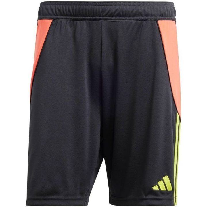 Vyriški treniruočių šortai adidas Tiro 24, juodi ir oranžiniai