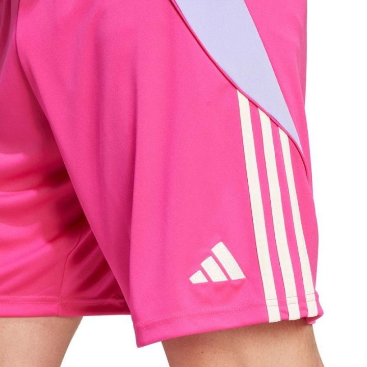 Vyriški treniruočių šortai adidas Tiro 24, rožiniai ir balti