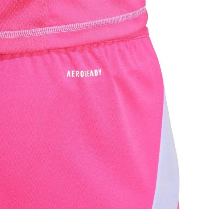 Vyriški treniruočių šortai adidas Tiro 24, rožiniai ir balti