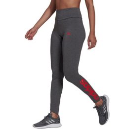 Moteriškos medvilninės tamprės adidas Loungewear Essentials, pilkos