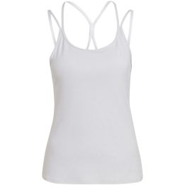 Moteriška palaidinė su petnešėlėmis adidas Studio Slim, balta