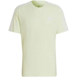 Vyriški medvilniniai marškinėliai adidas Essentials 3-Stripes, smėlio