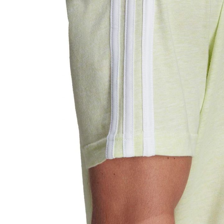 Vyriški medvilniniai marškinėliai adidas Essentials 3-Stripes, smėlio